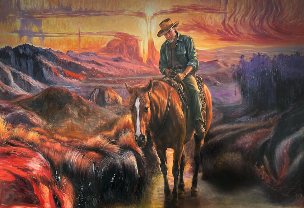 Unbroken, 2023, Oil on Canvas, 100cm x 85cm