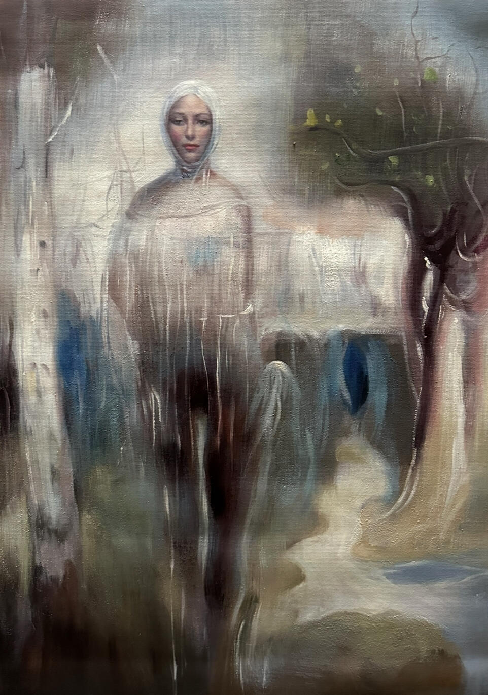 Soft Apparition, 2019, Oil on Linen, 70cm x 60cm
